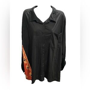 NWT Goddess Black Garment with Gold Text